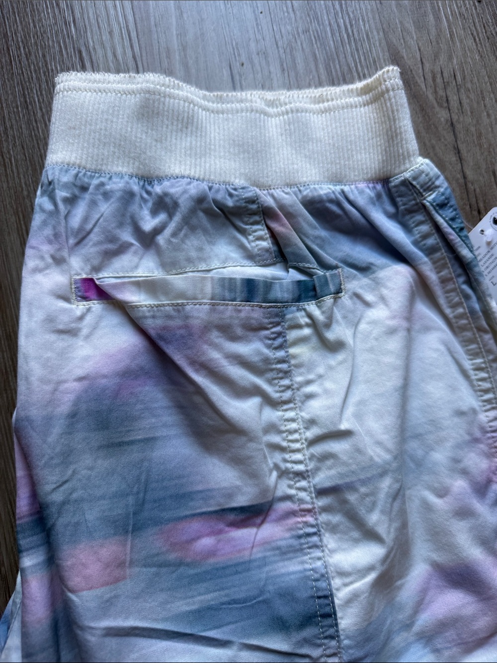 FP Movement by Free People Pastel Tie-Dye Cargo Capris - Picture 5 of 5